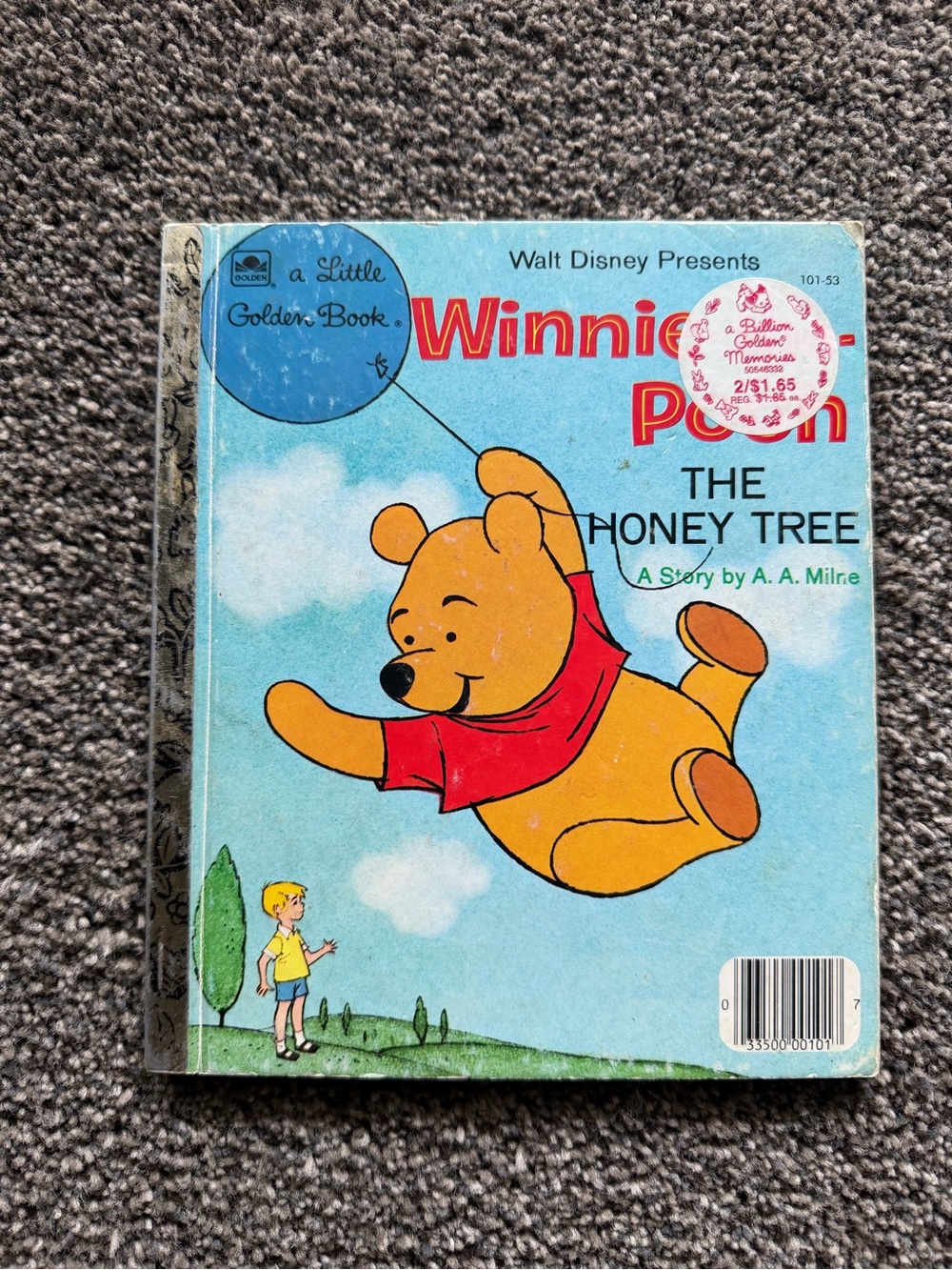Winnie the Pooh "The Honey Tree" Little Golden Book - 1964 version